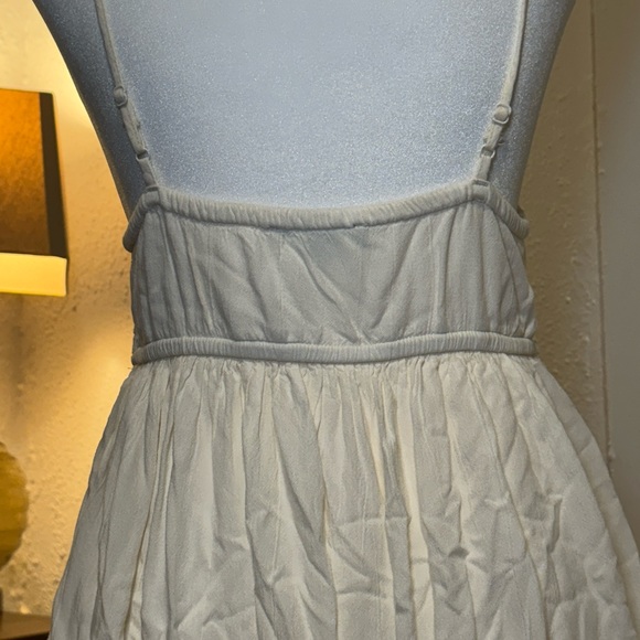 American Eagle sz S - IVORY bohemian Sundress w/ LACE BODICE - Picture 6 of 13